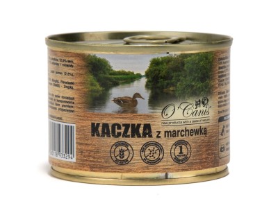 O`CANIS Duck with carrot Mono -