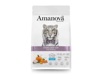 AMANOVA Adult Cat Sterilised Fish Delicacy