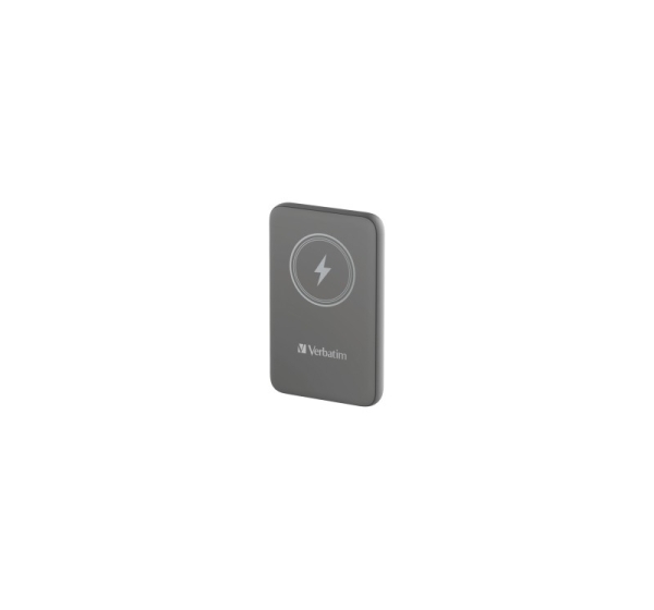 Enerģijas krātuve Verbatim Charge n Go 10000mAh Magnetic Wireless Charge Grey