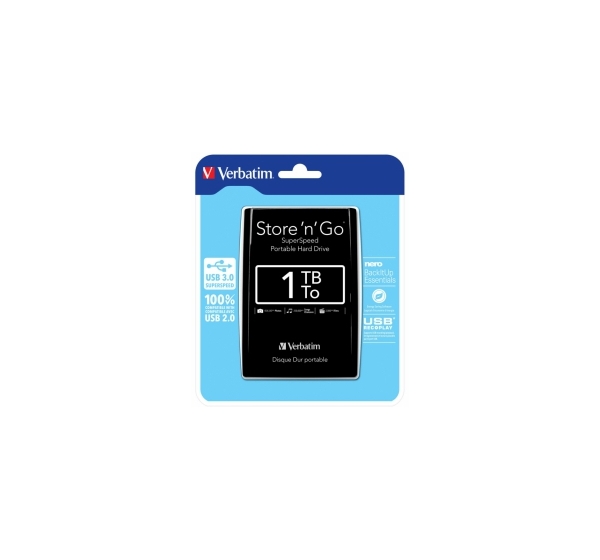 Ārējais cietais disks Verbatim 1TB