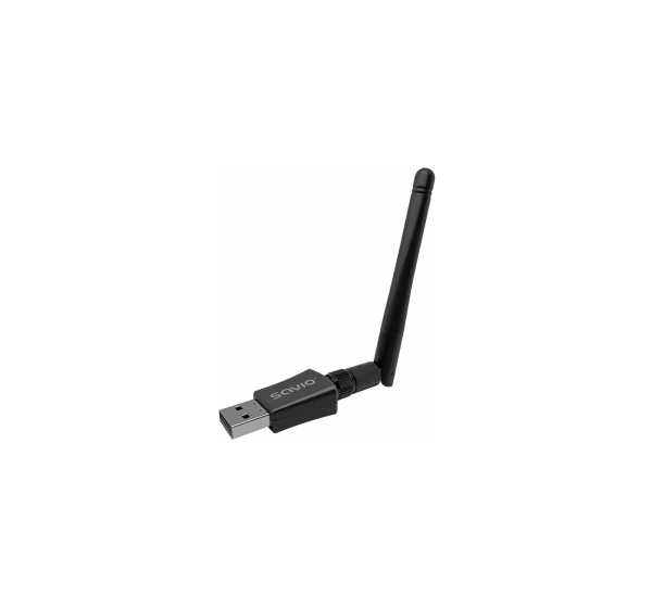 Tīkla adapteris Savio USB Wi-Fi Dongle Adapter AK-61