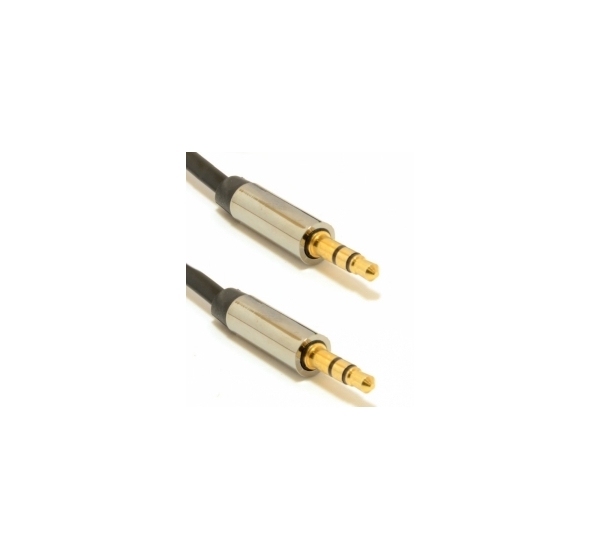Gembird 3.5mm Male - 3.5mm Male 0.75m Black