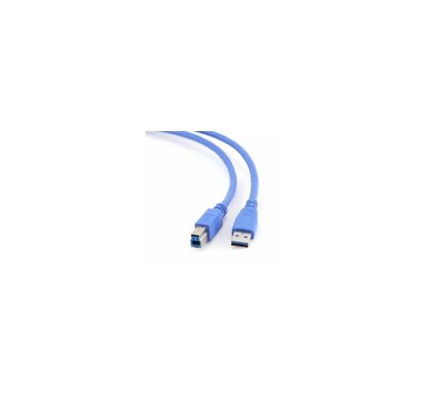 Kabelis Gembird USB Male - USB Male B 3.0 3m Blue