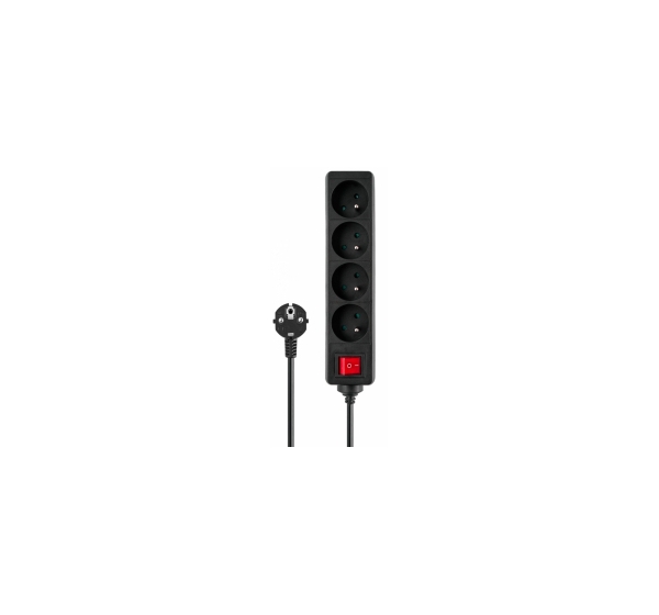 Pagarinātājs Savio ar slēdzi LZ-14 3m Black