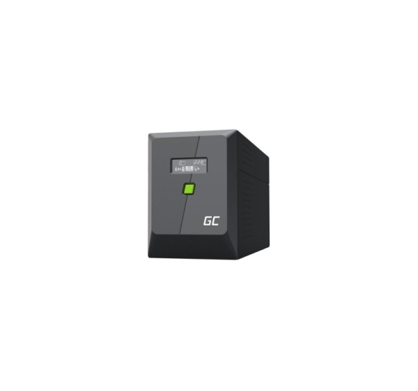 Nepārtrauktas barošanas bloks Green Cell PowerProof LCD UPS 1500VA 900W USB 4x Schuko + IEC
