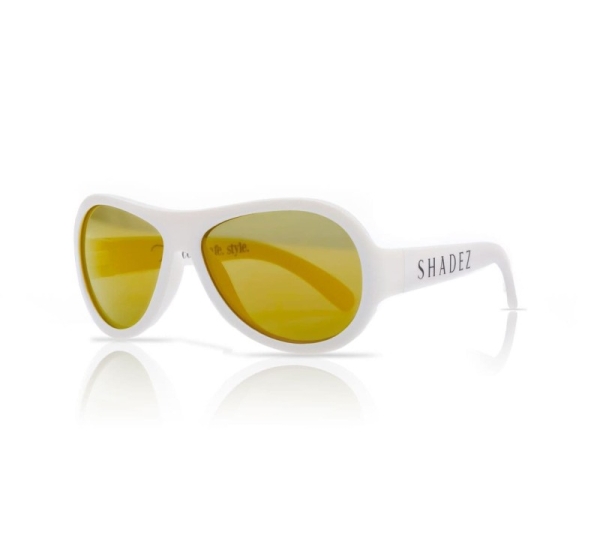SHADEZ Classic White Junior bērnu saulesbrilles, 3-7 gadi