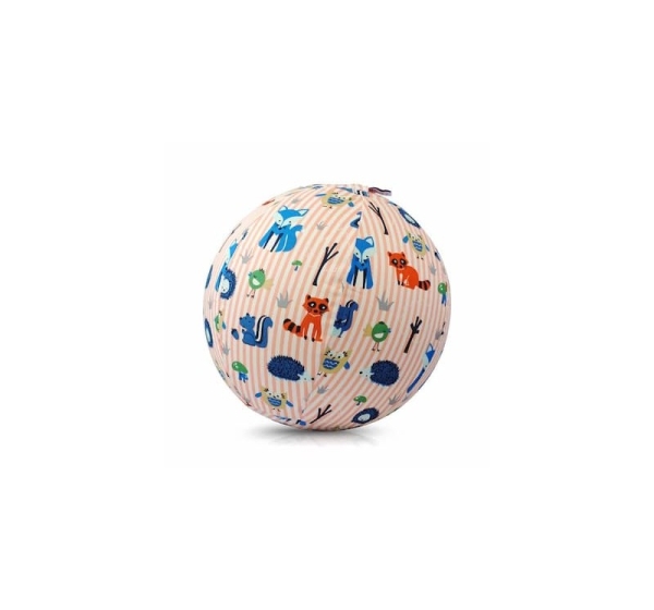 Bubabloon lateksa balons ar auduma pārvalku, Animal Stripes Pink