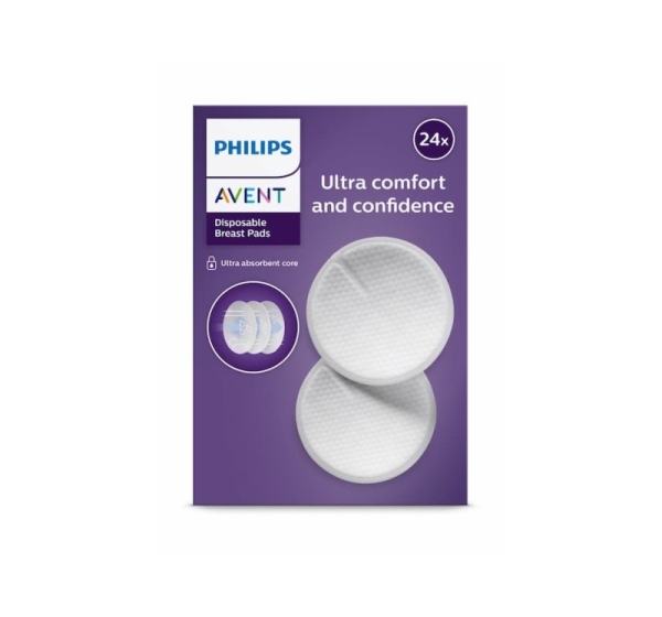 Philips Avent Vienreizējas lietošanas krūšturu ieliktnīši (24 gab.)