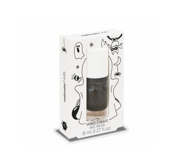 Nailmatic Kids bērnu nagu laka uz ūdens bāzes, 8ml, CASPER- melna