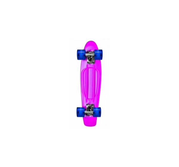 No Rules Skateboard fun skrituļdēlis ar gaismiņām, rozā