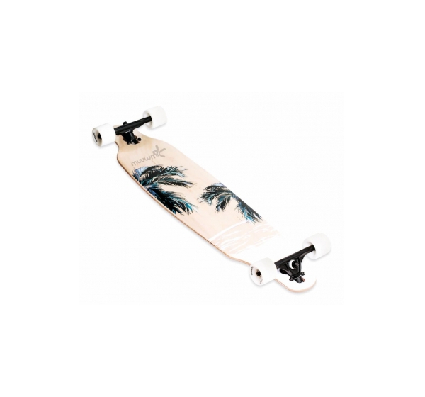 Muuwmi  Longboard Skateboard skrituļdēlis, ABEC 7 , Beach