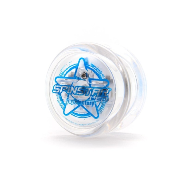 YoYoFactory YO-YO SPINSTRAR iesācējiem/ar iemaņām, tumsā spīd, zils
