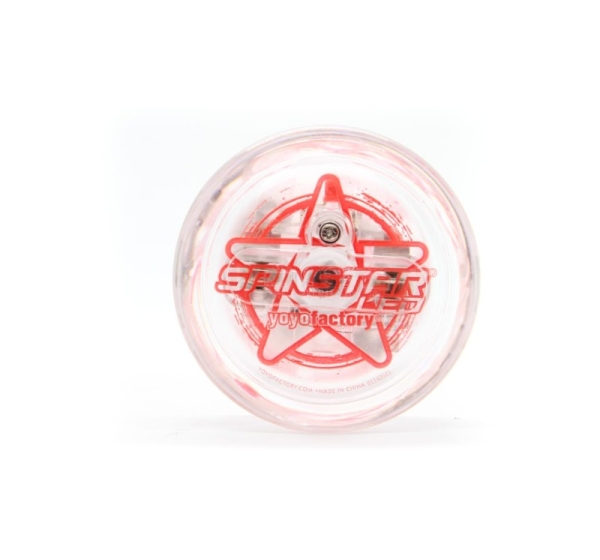 YoYoFactory YO-YO SPINSTRAR iesācējiem/ar iemaņām, tumsā spīd, sarkans