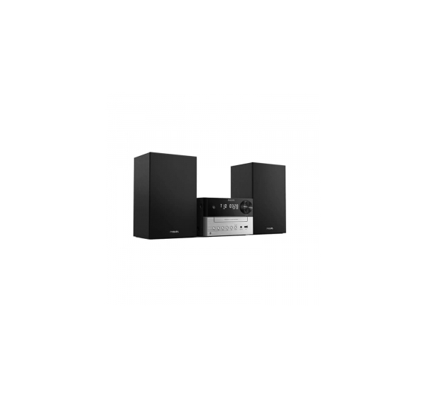 PHILIPS mūzikas sistēma ar Bluetooth, CD, 20W, melns/sudraba