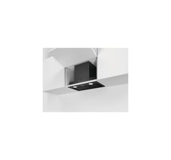 Electrolux tvaika nosūcējs (iebūv.), melns, 54 cm