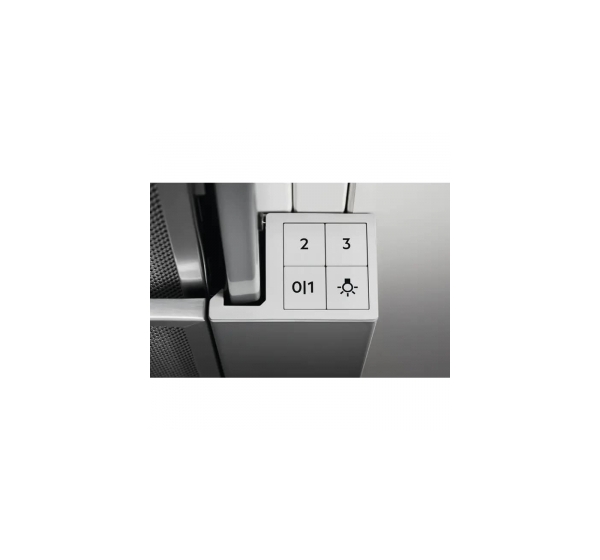 Electrolux izvelkams tvaika nosūcējs, 60 cm, C, pelēks
