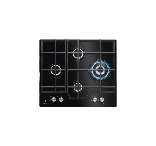 Electrolux stikla gāzes plīts virsma, iebūv., 60cm