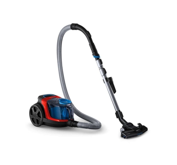 PHILIPS PowerPro Compact bezmaisa putekļsūcējs, 900 W (sarkans)
