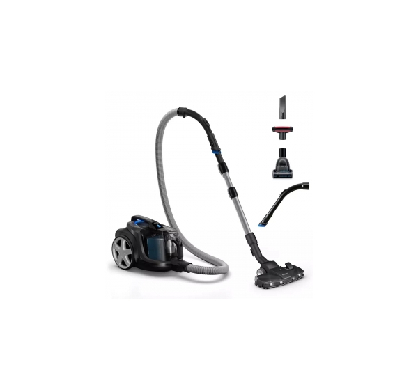 PHILIPS PowerPro Expert Bagless bezmaisa putekļsūcējs, (melns)