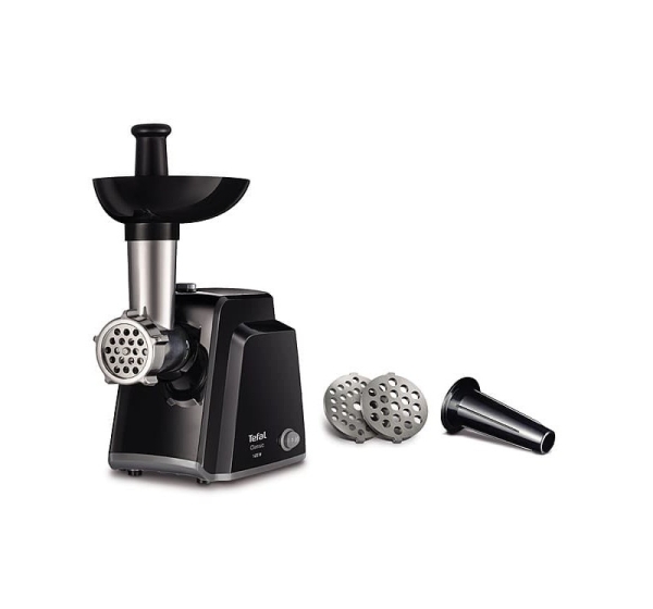 TEFAL gaļas mašīna,1400W, līdz 1,7kg/min ,melna-sudraba