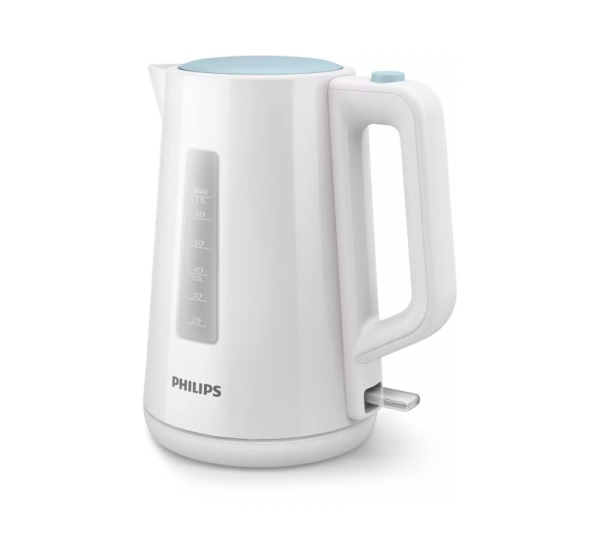 PHILIPS tējkanna 1.7 l, balts/zils