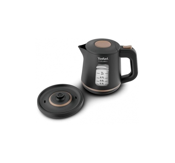 TEFAL tējkanna Includeo, 2400W, 1L, melna