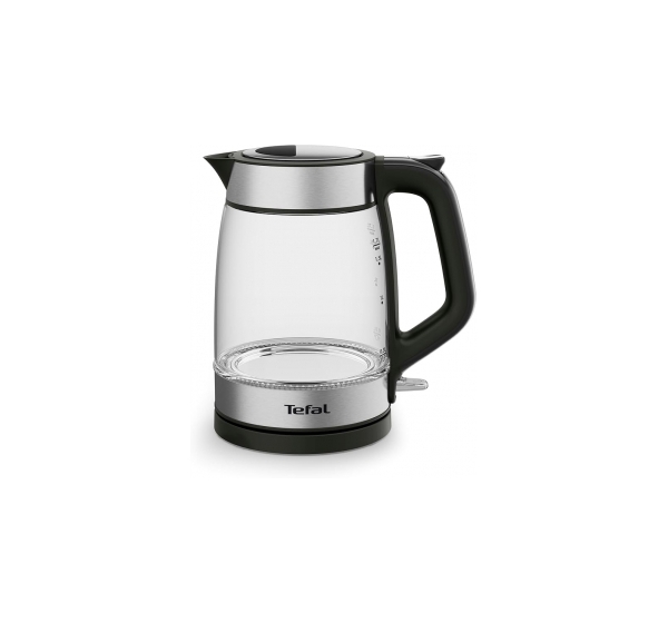 TEFAL tējkanna 1.7 l, melna/caurspīdīga