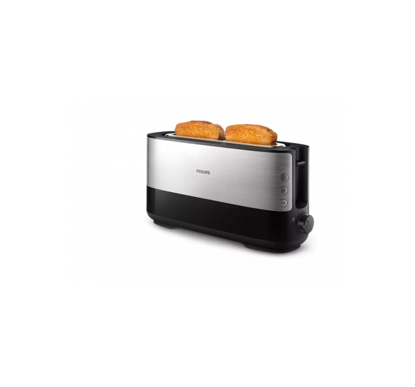 PHILIPS Tosteris, 950W, melns
