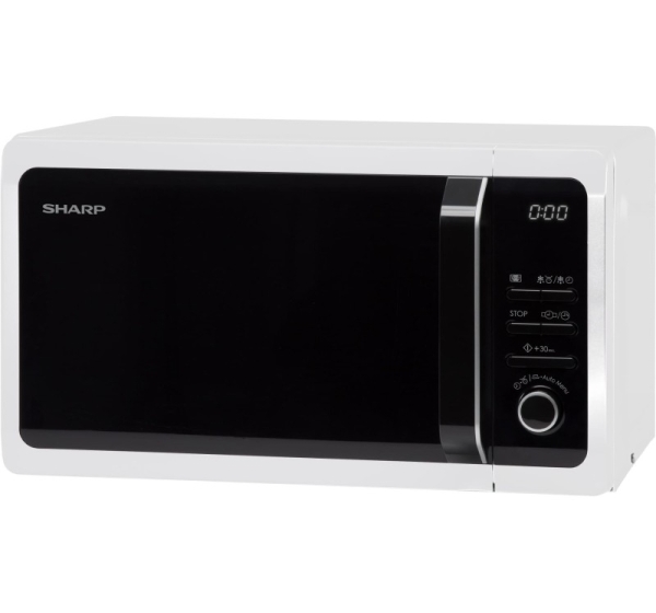 SHARP mikroviļņu krāsns, 20l, 800W balta