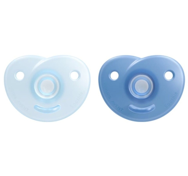 Philips Avent Soothie silikona māneklītis ar silikona vairogu, 0-6M, 2 gab.