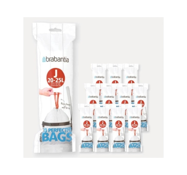 BRABANTIA atkritumu tvertņu maisiņi,20-25 l, (J), 20 gab