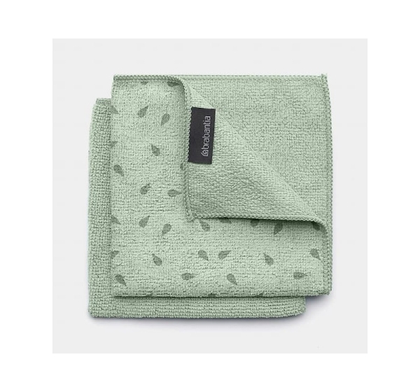 BRABANTIA mikrošķiedras lupatiņa 2gb. 30x30cm, Jade Green