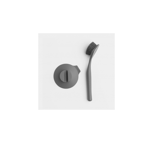 BRABANTIA birste ar turētāju., Dark Grey