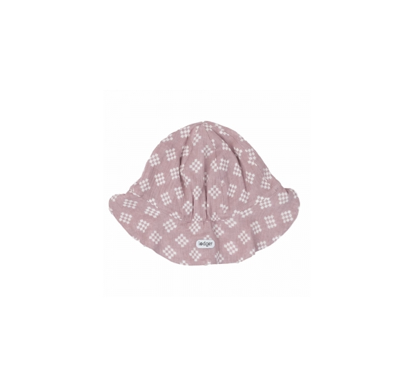 Lodger Hatter Tribe Muslin kokvilnas bērnu cepurīte, Rose, 3 - 6 mēn.