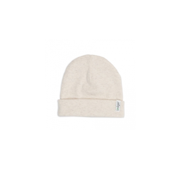 Lodger Beanie Melange bērnu cepurīte, Birch, 0-6 mēn.