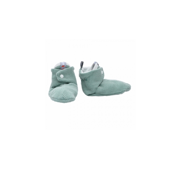 Lodger Slipper Ciumbelle kokvilnas čībiņas, 3-6m, Silt Green