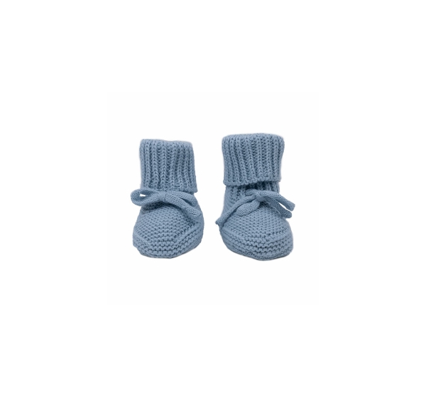 Lodger Slipper Knit čībiņas, Blue Fogg, 0-6m