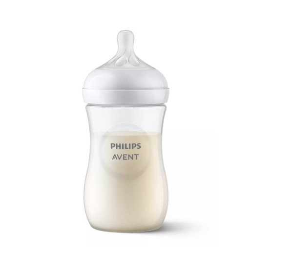 Philips Avent Natural Response barošanas pudelīte 260 ml, vidējas plūsmas knupītis, 1m+