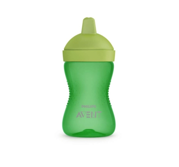 Philips Avent My Grippy mācību krūzīte ar cietu snīpi 300ml, 18M+, zaļa