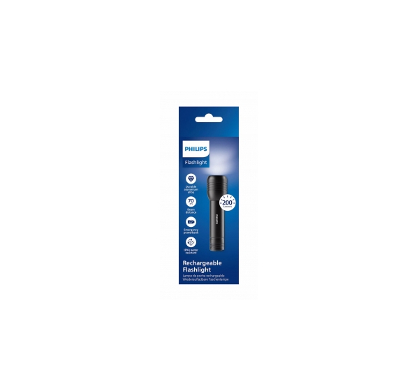 PHILIPS LED lukturis, melns