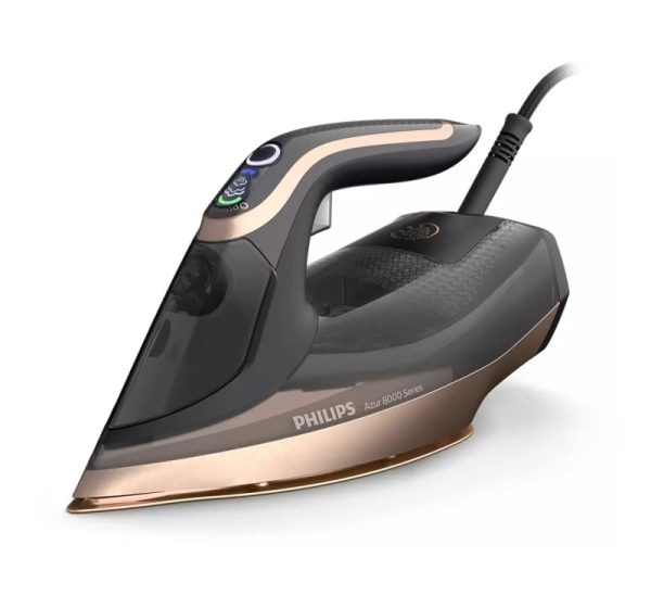 PHILIPS 8000 sērijas Tvaika gludeklis,3000W, melns