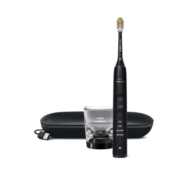 Sonicare zobu birste DiamondClean 9000 ar īpašu lietotni, melna