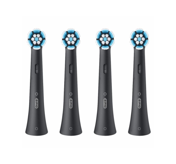 Braun SBF-4 Oral-B GentleCare zobu birstes uzgaļi, melni, 4 gab.