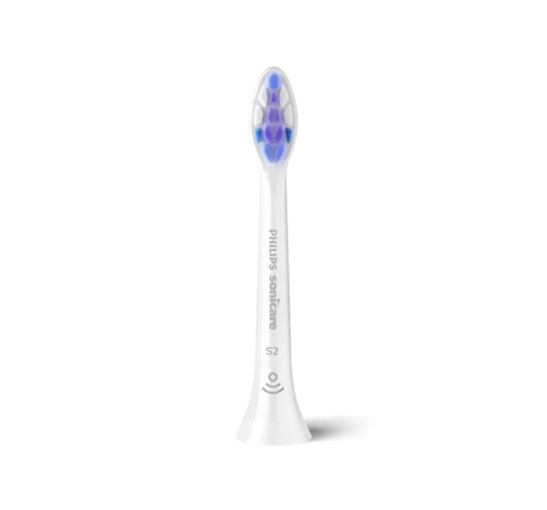 Sonicare S2 Sensitive zobu birstes uzgalis, 6 gab, balts