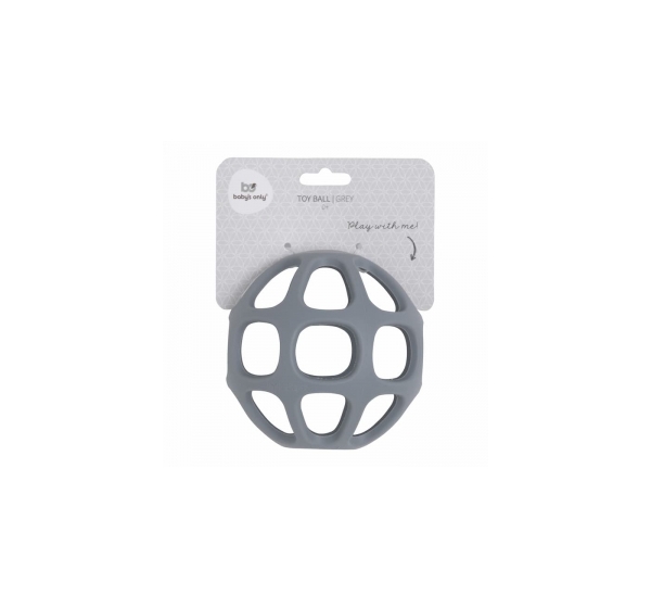 Baby's only silikona zobgrauznis bumba, 0+, Grey