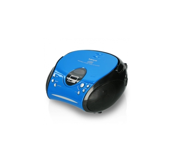 Lenco CD magnetola, zila/melna