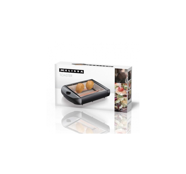 Melissa tosteris ar taimeri, 600W, melns
