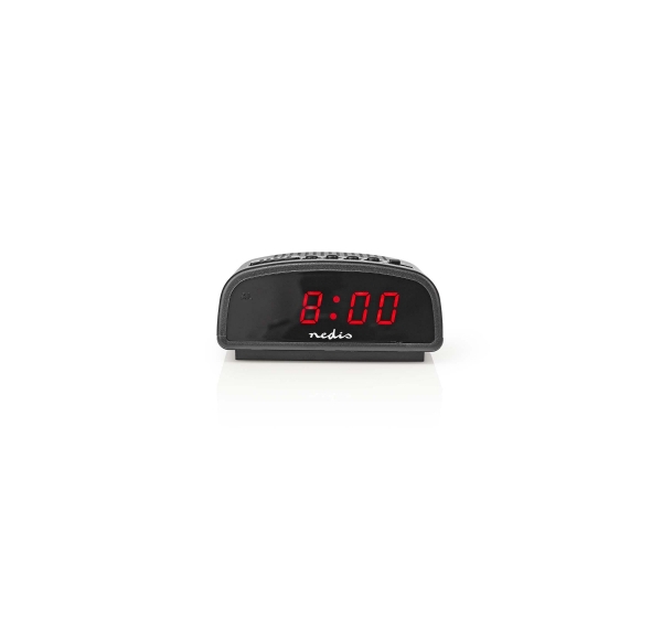 Nedis digitālais radio modinātājs, melns