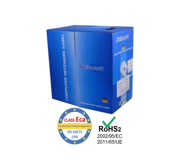 STEINMARK™ Кабель компьютерной сети LAN, STEINMARK, CAT5E FTP, для внутренней установки, 305м | Класс СЛР Eca