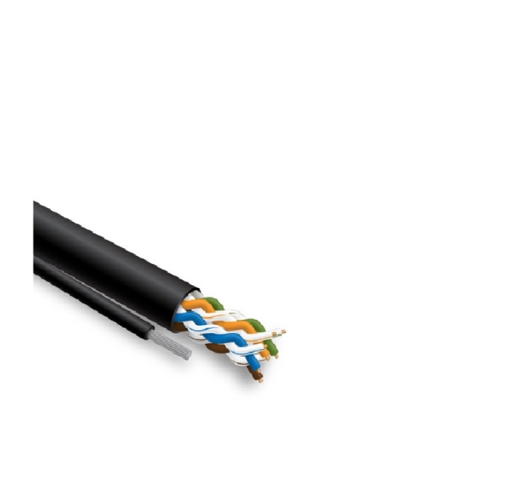 ElectroBase ® LAN Datortīklu kabelis, INSTALL BASE CAT5E FTP ārdarbu montāžai ar Trosi / 305m